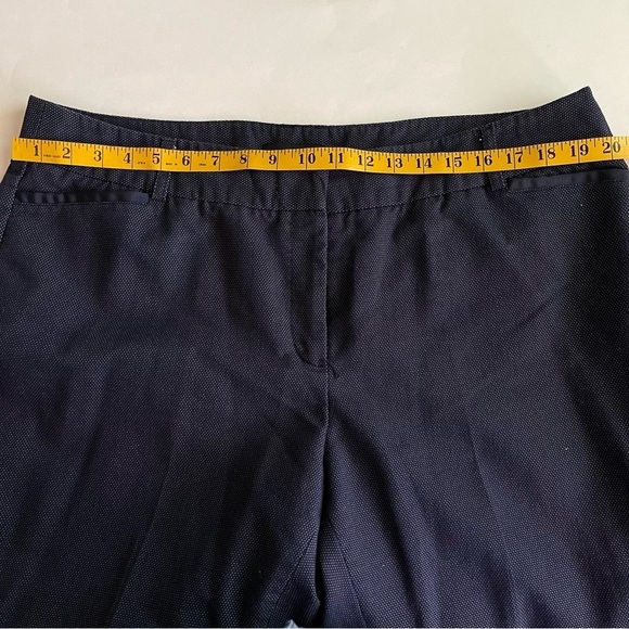 Amanda and Chelsea Curvy Classic Navy Patterned Trousers Size 18 - Picture 6 of 8